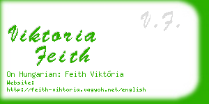 viktoria feith business card